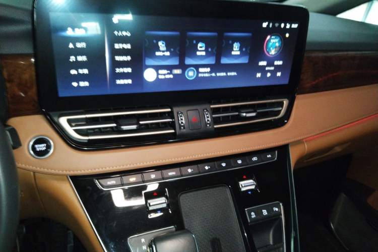 Used Hongqi HQ9 2023 2.0T Smart Connect Flagship Edition Audio And AC Panel