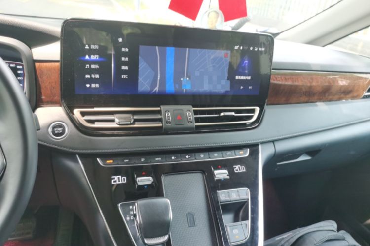 Used Hongqi HQ9 2023 2.0T Smart Connect Flagship Edition Audio And AC Panel