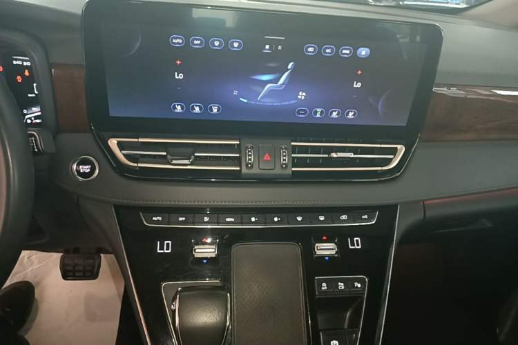 Used Hongqi HQ9 2023 2.0T Smart Connect Flagship Edition Audio And AC Panel