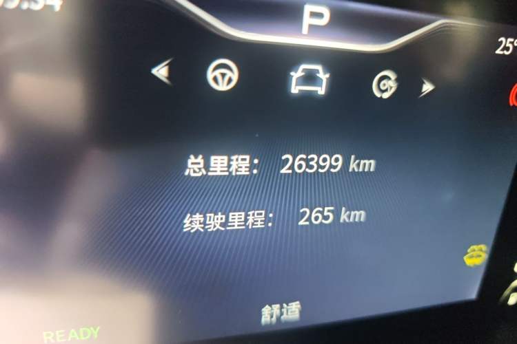 Used Hongqi HQ9 2023 2.0T Smart Connect Flagship Edition Odometer Close Up