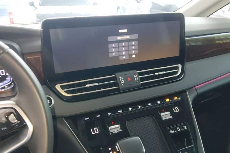 Used Hongqi HQ9 PHEV 2024 2.0T Four-Wheel Drive Luxury Edition Audio And AC Panel