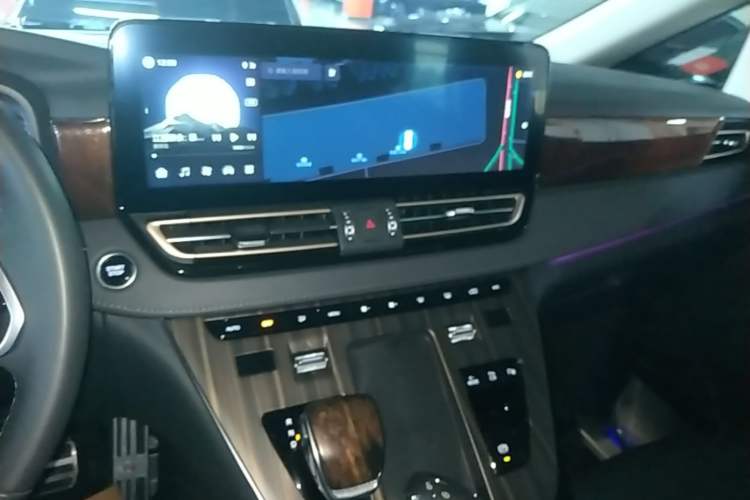 Used Hongqi HQ9 PHEV 2024 2.0T Four-Wheel Drive Luxury Edition Audio And AC Panel
