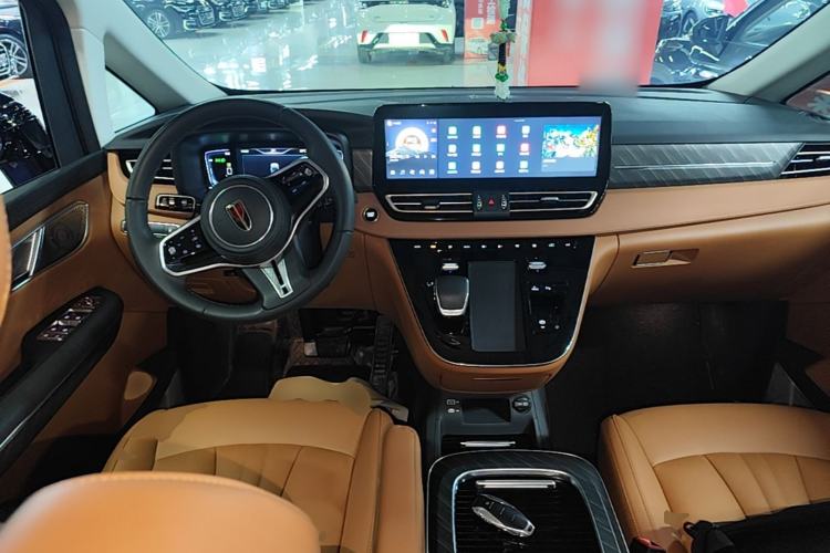 Used Hongqi HQ9 PHEV 2024 2.0T Four-Wheel Drive Business Edition Center Console