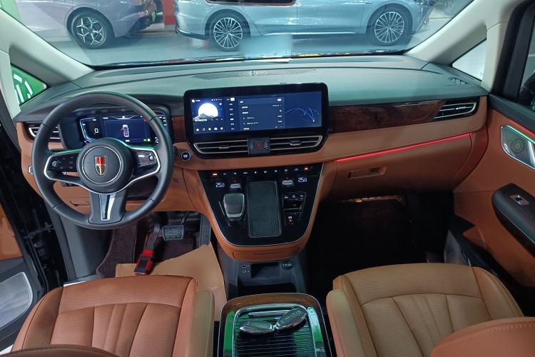 Used Hongqi HQ9 PHEV 2024 2.0T Four-Wheel Drive Luxury Edition Center Console