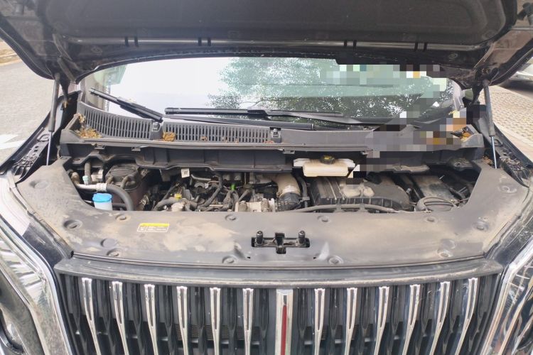 Used Hongqi HQ9 PHEV 2024 2.0T Four-Wheel Drive Business Edition Engine Bay