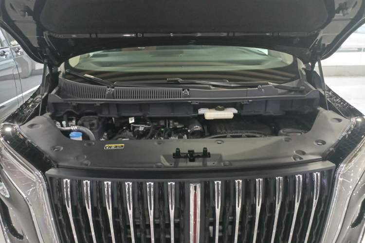 Used Hongqi HQ9 PHEV 2024 2.0T Four-Wheel Drive Business Edition Engine Bay