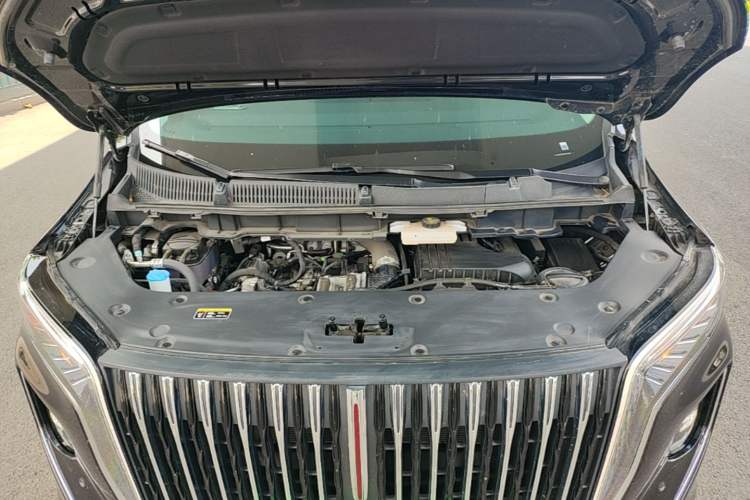 Used Hongqi HQ9 PHEV 2024 2.0T Four-Wheel Drive Luxury Edition Engine Bay