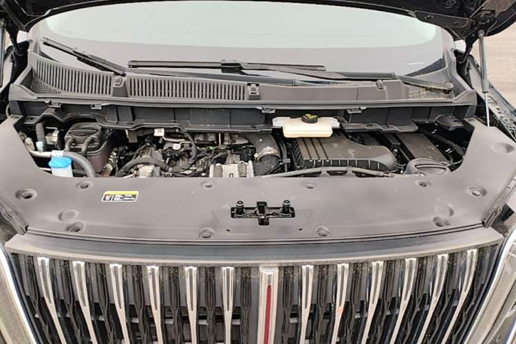 Used Hongqi HQ9 PHEV 2024 2.0T Four-Wheel Drive Business Edition Engine Bay