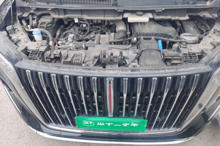 Used Hongqi HQ9 PHEV 2024 2.0T Four-Wheel Drive Business Edition Engine Bay