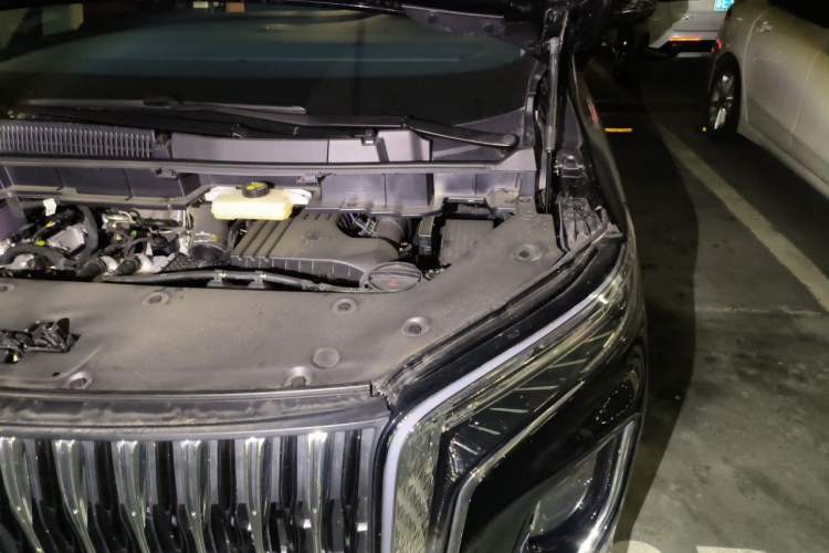 Used Hongqi HQ9 PHEV 2024 2.0T Four-Wheel Drive Business Edition Engine Bay Left