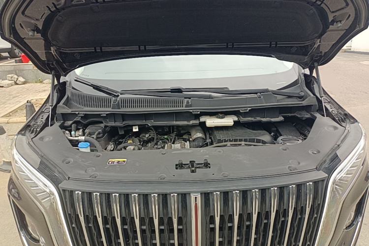 Used Hongqi HQ9 PHEV 2024 2.0T Four-Wheel Drive Luxury Edition Engine Bay