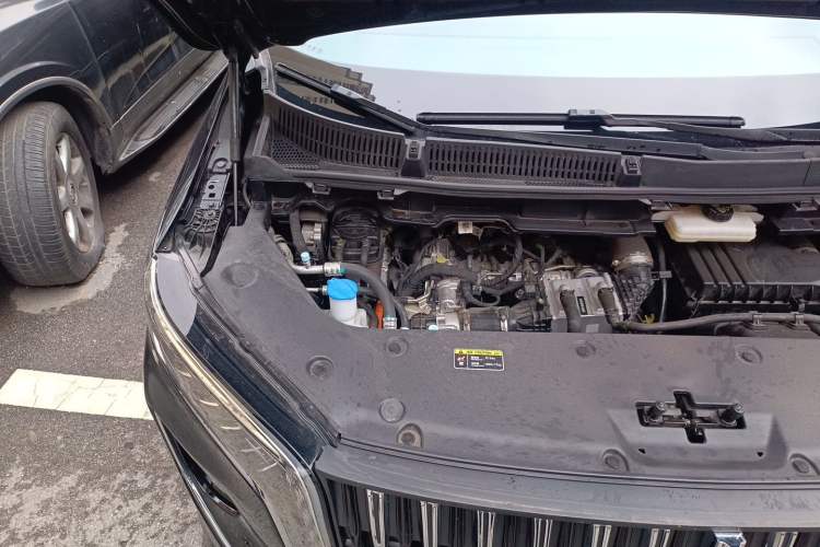 Used Hongqi HQ9 PHEV 2024 2.0T Four-Wheel Drive Business Edition Engine Bay Right