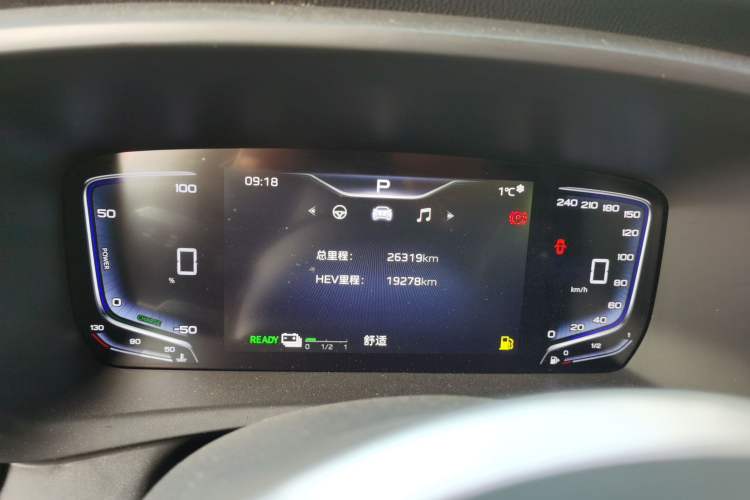 Used Hongqi HQ9 PHEV 2024 2.0T Four-Wheel Drive Business Edition Instrument Cluster