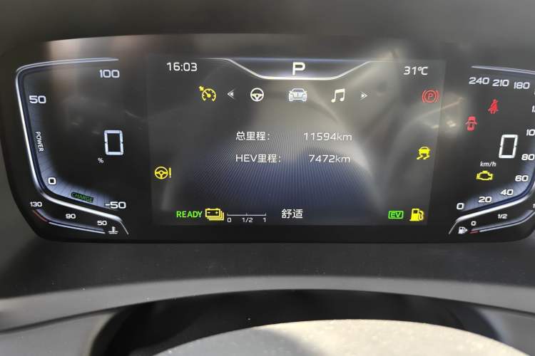 Used Hongqi HQ9 PHEV 2024 2.0T Four-Wheel Drive Business Edition Instrument Cluster
