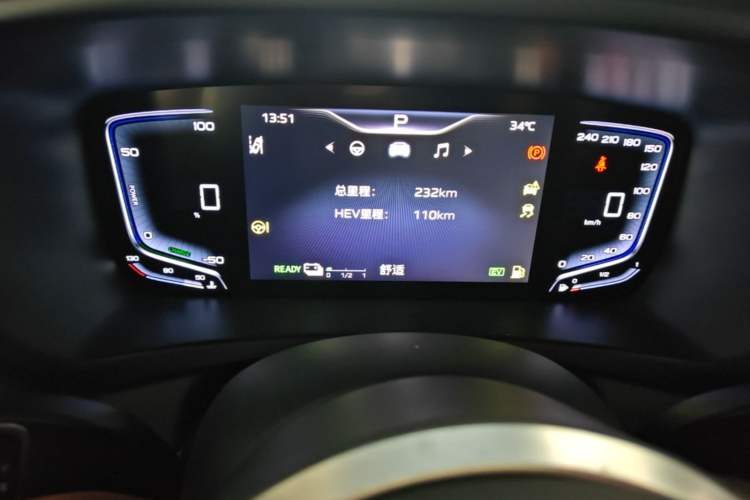 Used Hongqi HQ9 PHEV 2024 2.0T Four-Wheel Drive Luxury Edition Instrument Cluster