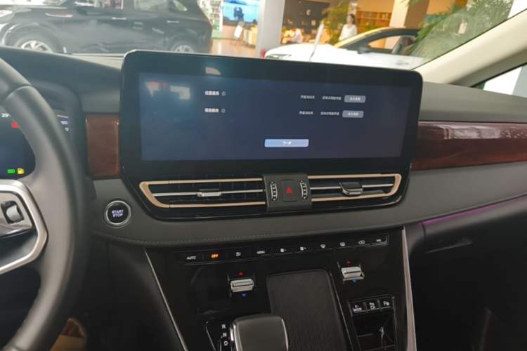 Used Hongqi HQ9 PHEV 2024 2.0T Four-Wheel Drive Luxury Edition Audio And AC Panel