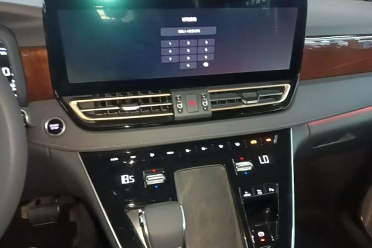Used Hongqi HQ9 PHEV 2024 2.0T Four-Wheel Drive Luxury Edition Audio And AC Panel