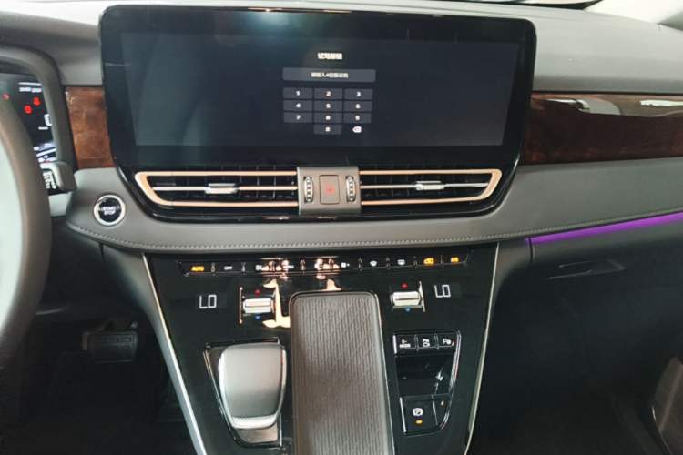 Used Hongqi HQ9 PHEV 2024 2.0T Four-Wheel Drive Luxury Edition Audio And AC Panel