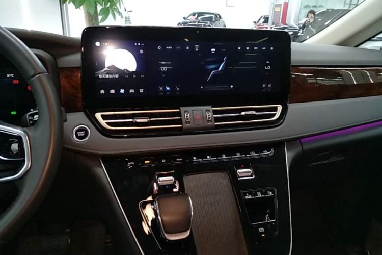 Used Hongqi HQ9 PHEV 2024 2.0T Four-Wheel Drive Luxury Edition Audio And AC Panel
