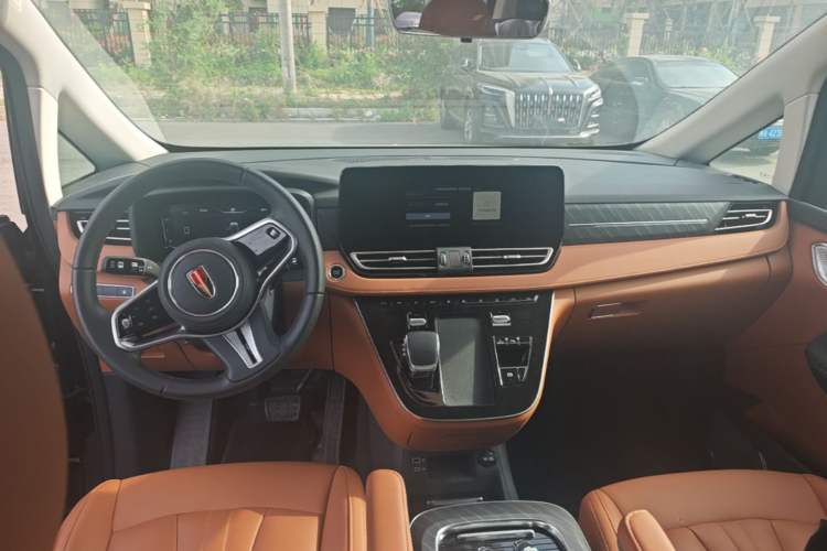Used Hongqi HQ9 PHEV 2024 2.0T Four-Wheel Drive Business Edition Center Console
