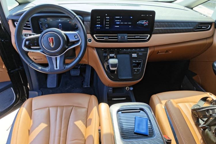 Used Hongqi HQ9 PHEV 2024 2.0T Four-Wheel Drive Business Edition Center Console