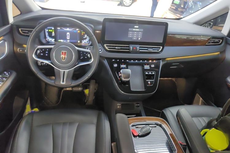 Used Hongqi HQ9 PHEV 2024 2.0T Four-Wheel Drive Luxury Edition Center Console