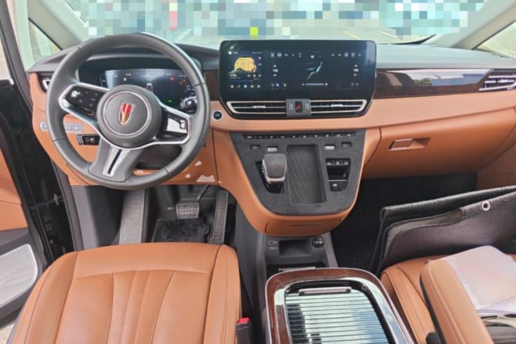 Used Hongqi HQ9 PHEV 2024 2.0T Four-Wheel Drive Luxury Edition Center Console