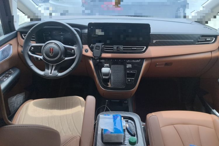Used Hongqi HQ9 PHEV 2024 2.0T Four-Wheel Drive Business Edition Center Console