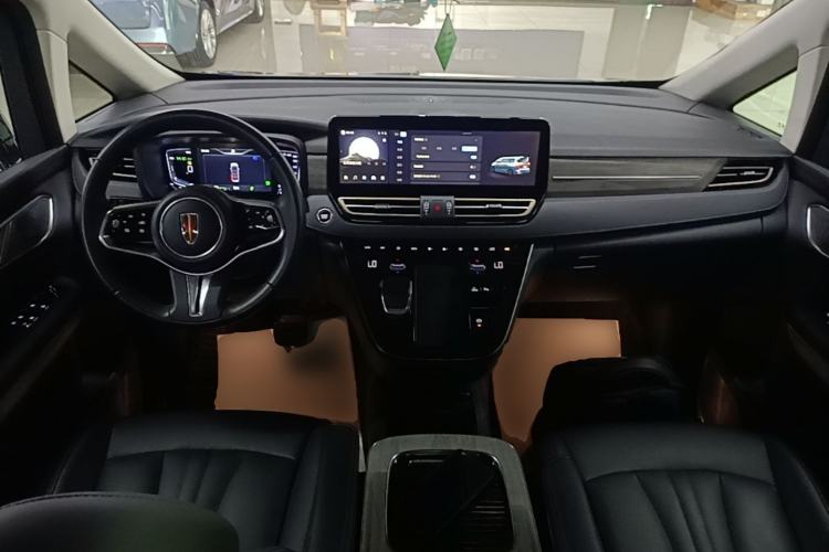 Used Hongqi HQ9 PHEV 2024 2.0T Four-Wheel Drive Business Edition Center Console