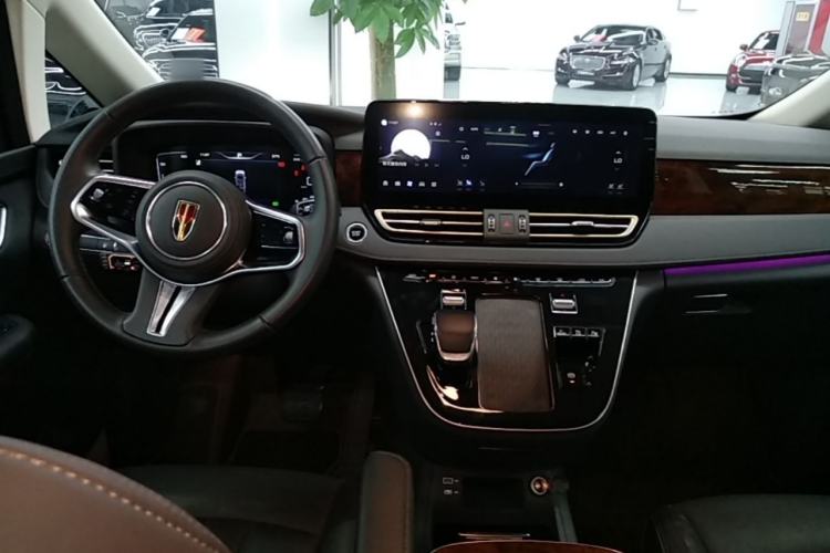 Used Hongqi HQ9 PHEV 2024 2.0T Four-Wheel Drive Luxury Edition Center Console