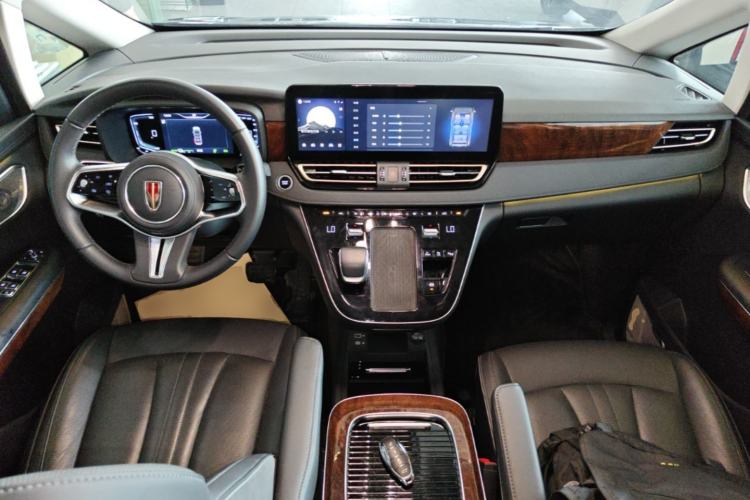 Used Hongqi HQ9 PHEV 2024 2.0T Four-Wheel Drive Luxury Edition Center Console