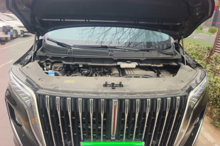 Used Hongqi HQ9 PHEV 2024 2.0T Four-Wheel Drive Business Edition Engine Bay