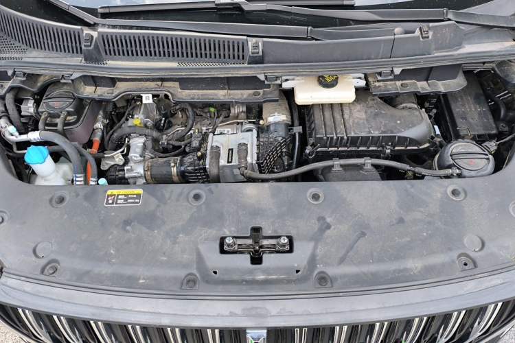 Used Hongqi HQ9 PHEV 2024 2.0T Four-Wheel Drive Business Edition Engine Bay