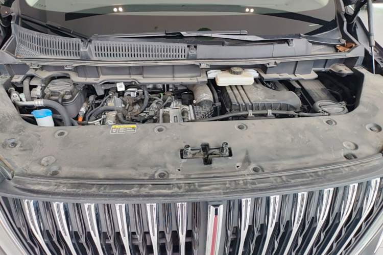 Used Hongqi HQ9 PHEV 2024 2.0T Four-Wheel Drive Luxury Edition Engine Bay