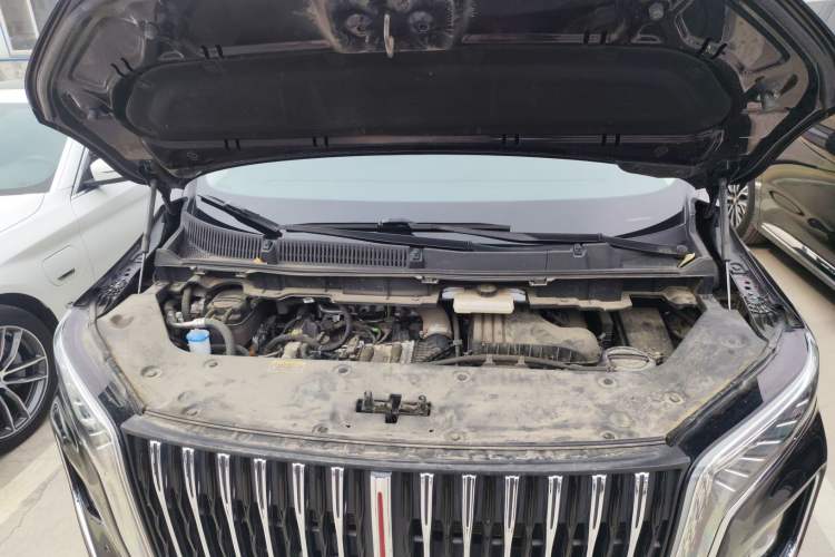 Used Hongqi HQ9 PHEV 2024 2.0T Four-Wheel Drive Business Edition Engine Bay