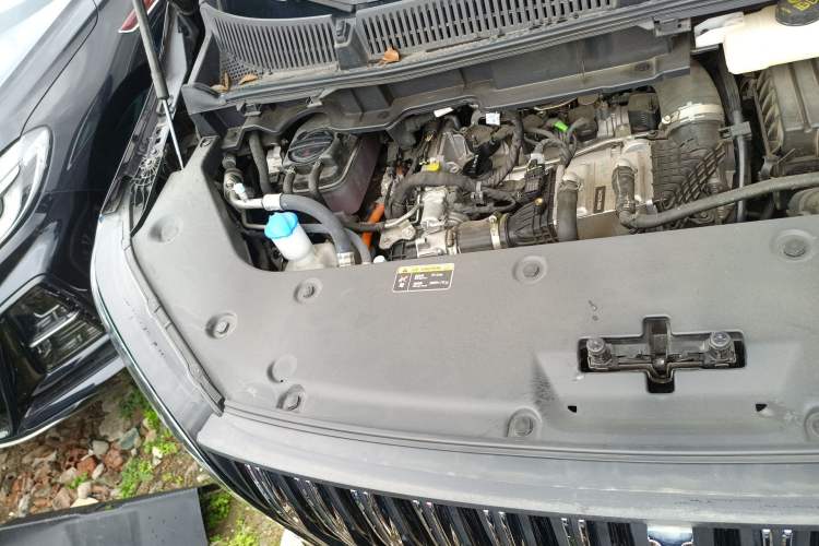 Used Hongqi HQ9 PHEV 2024 2.0T Four-Wheel Drive Business Edition Engine Bay Right