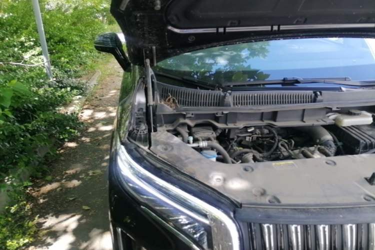 Used Hongqi HQ9 PHEV 2024 2.0T Four-Wheel Drive Business Edition Engine Bay Right
