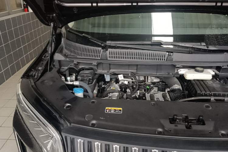 Used Hongqi HQ9 PHEV 2024 2.0T Four-Wheel Drive Luxury Edition Engine Bay Right