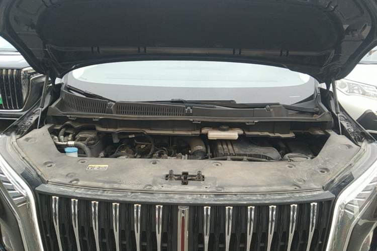 Used Hongqi HQ9 PHEV 2024 2.0T Four-Wheel Drive Luxury Edition Engine Bay