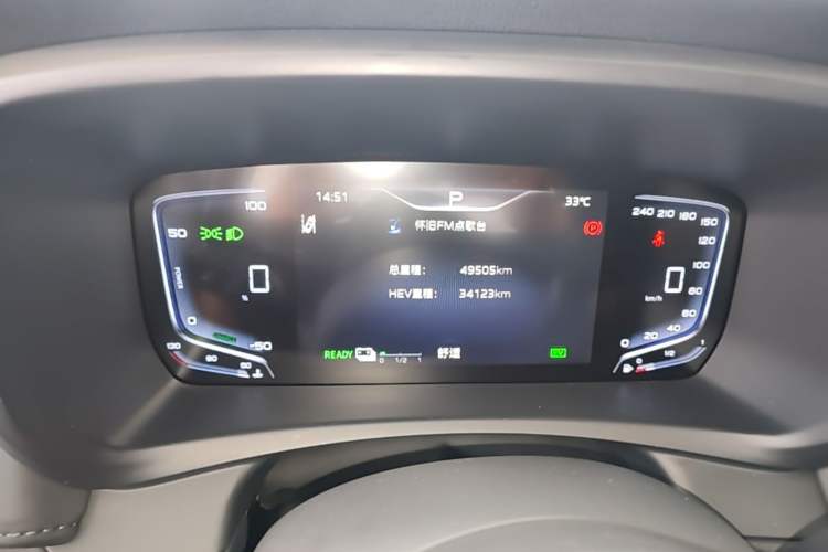 Used Hongqi HQ9 PHEV 2024 2.0T Four-Wheel Drive Luxury Edition Instrument Cluster