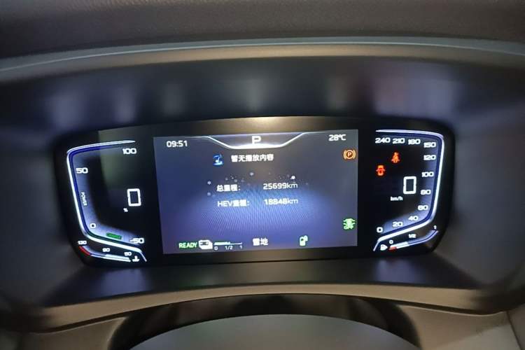 Used Hongqi HQ9 PHEV 2024 2.0T Four-Wheel Drive Business Edition Instrument Cluster