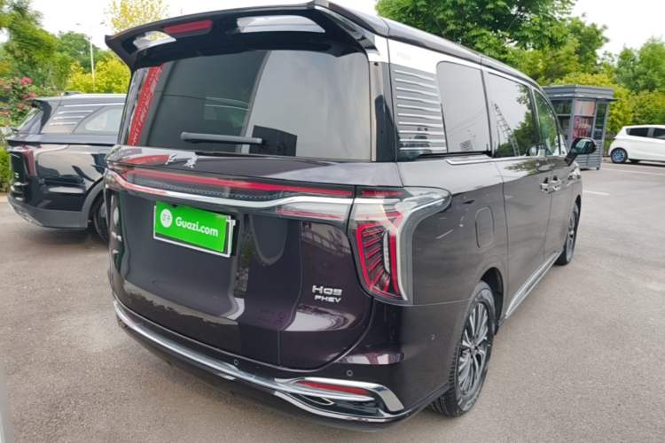 Used Hongqi HQ9 PHEV 2024 2.0T Four-Wheel Drive Luxury Edition Rear Right 45 Deg