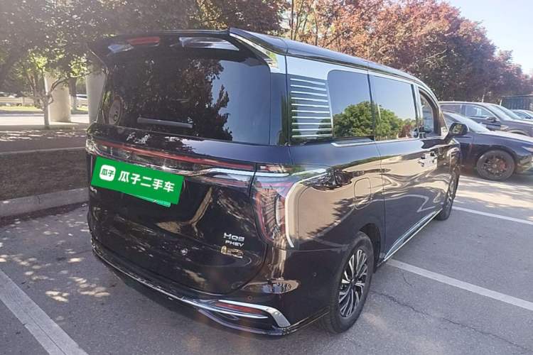Used Hongqi HQ9 PHEV 2024 2.0T Four-Wheel Drive Luxury Edition Rear Right 45 Deg