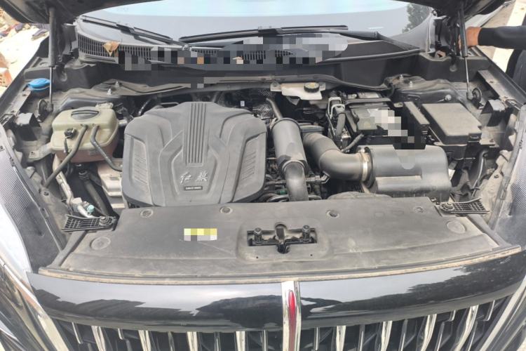 Used Hongqi HS3 2023 1.5T Two-Wheel Drive Shanwei Edition HEV Engine Bay