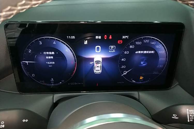 Used Hongqi HS3 2023 1.5T Two-Wheel Drive Shanwei Edition Instrument Cluster