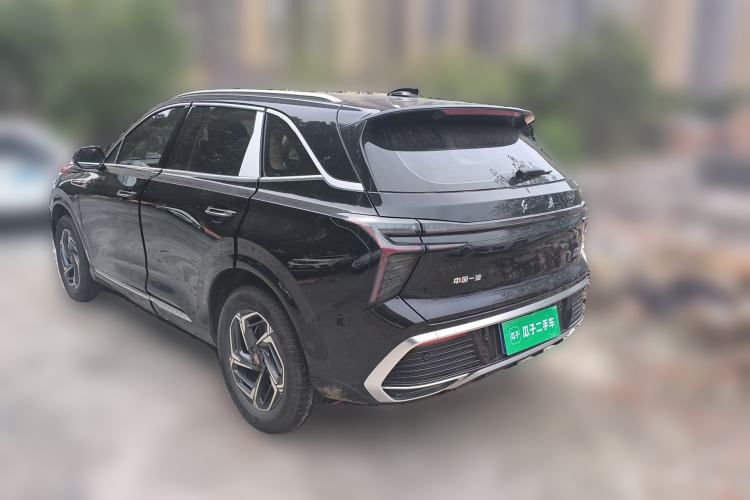 Used Hongqi HS3 2023 1.5T Two-Wheel Drive Shanwei Edition HEV Rear Left 45 Deg