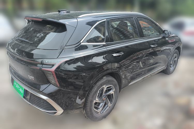 Used Hongqi HS3 2023 1.5T Two-Wheel Drive Shanwei Edition HEV Rear Right 45 Deg