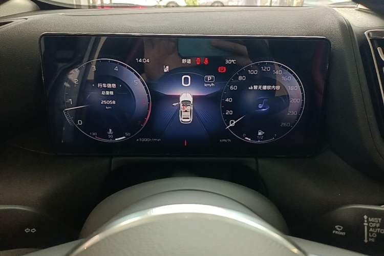 Used Hongqi HS3 2023 1.5T Two-Wheel Drive Shanwei Edition Instrument Cluster