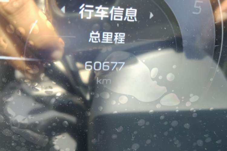 Used Hongqi HS3 2023 1.5T Two-Wheel Drive Shanwei Edition Odometer Close Up