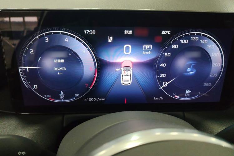 Used Hongqi HS3 2023 1.5T Two-Wheel Drive Shanwei Edition Instrument Cluster